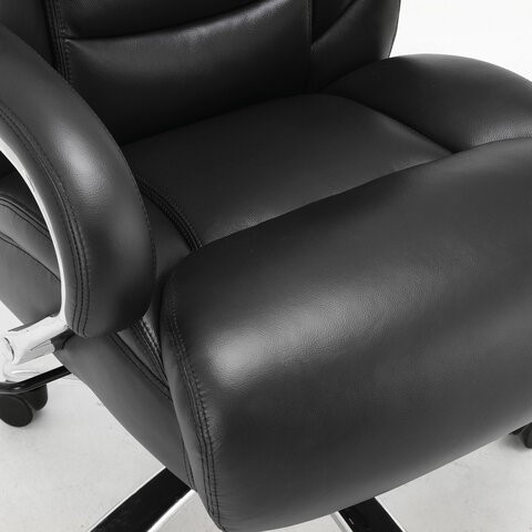 Компьютерное кресло Brabix Premium Pride HD-100 (натуральная кожа, черное) 531940 в Архангельске - изображение 5