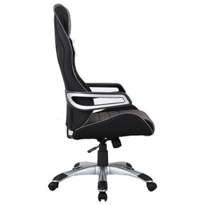 Кресло офисное Brabix Techno GM-002 (ткань, черное/серое, вставки белые) в Архангельске - предосмотр 1