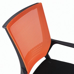 Кресло компьютерное Brabix Balance MG-320 (с подлокотниками, комбинированное черное/оранжевое) в Архангельске - предосмотр 3