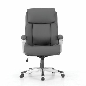 Офисное кресло Brabix Premium Level EX-527 (пружинный блок, рециклированная кожа, серое) в Архангельске - предосмотр 4