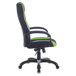 Компьютерное кресло Brabix Premium Rapid GM-102 (экокожа/ткань, черное/зеленое) в Архангельске - предосмотр 1