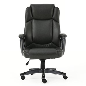 Кресло компьютерное Brabix Premium Favorite EX-577 (пружинный блок, рециклированная кожа, серое) 531935 в Архангельске - предосмотр 2