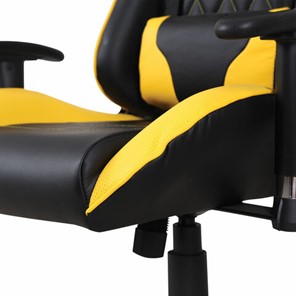 Кресло компьютерное Brabix GT Master GM-110 (две подушки, экокожа, черное/желтое) в Архангельске - предосмотр 10