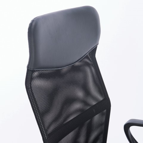 Офисное кресло Brabix Tender MG-330 (с подлокотниками, хром, черное) 531845 в Архангельске - изображение 3