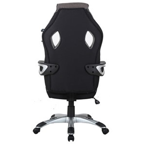 Кресло офисное Brabix Techno GM-002 (ткань, черное/серое, вставки белые) в Архангельске - предосмотр 3