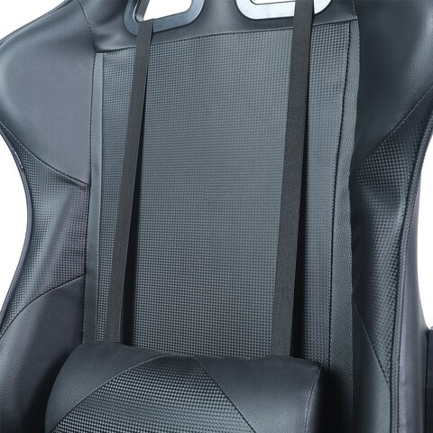 Компьютерное кресло Brabix GT Carbon GM-115 (две подушки, экокожа, черное) 531932 в Архангельске - изображение 6