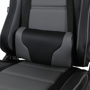 Компьютерное кресло Brabix GT Racer GM-100 (две подушки, экокожа, черное/серое) 531926 в Архангельске - предосмотр 7