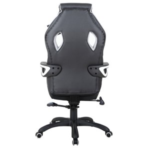 Компьютерное кресло Brabix Techno Pro GM-003 (экокожа, черное/серое, вставки серые) в Архангельске - предосмотр 5