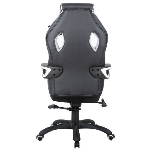 Компьютерное кресло Brabix Techno Pro GM-003 (экокожа, черное/серое, вставки серые) в Архангельске - изображение 5