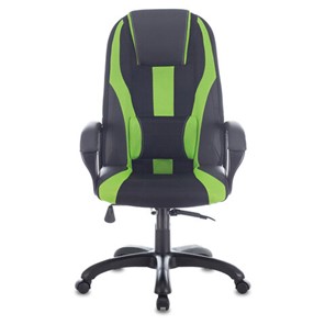 Компьютерное кресло Brabix Premium Rapid GM-102 (экокожа/ткань, черное/зеленое) в Архангельске - предосмотр 3