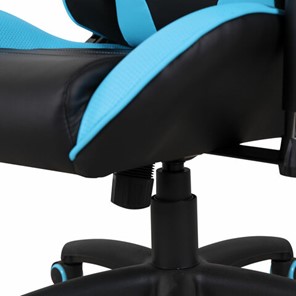Кресло компьютерное Brabix GT Master GM-110 (две подушки, экокожа, черное/голубое) в Архангельске - предосмотр 10