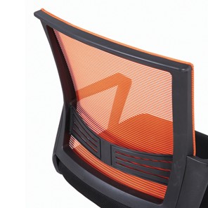Кресло компьютерное Brabix Balance MG-320 (с подлокотниками, комбинированное черное/оранжевое) в Архангельске - предосмотр 8