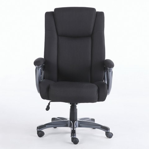 Кресло офисное Brabix Premium Solid HD-005 (ткань, черное) 531822 в Архангельске - изображение 2