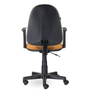 Кресло офисное Brabix Prestige Start MG-312 (эргономичная спинка, ткань, оранжевое) в Архангельске - предосмотр 3