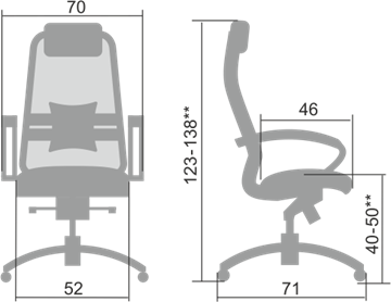 Офисное кресло Samurai S-1.04, черный плюс в Архангельске - предосмотр 1