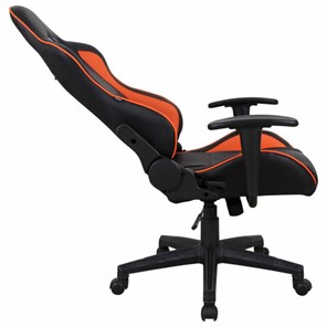Компьютерное кресло Brabix GT Racer GM-100 (две подушки, экокожа, черное/оранжевое) в Архангельске - предосмотр 4