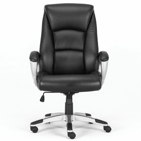 Кресло Brabix Premium Grand EX-501 (рециклированная кожа, черное) 531950 в Архангельске - изображение 4