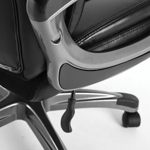 Кресло компьютерное Brabix Premium Solid HD-005 (рециклированная кожа, черное) 531941 в Архангельске - предосмотр 8