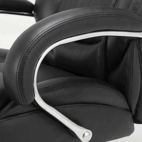 Компьютерное кресло Brabix Premium Pride HD-100 (натуральная кожа, черное) 531940 в Архангельске - изображение 6