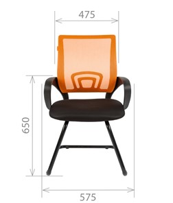 Компьютерное кресло CHAIRMAN 696V, цвет оранжевый в Архангельске - предосмотр 1