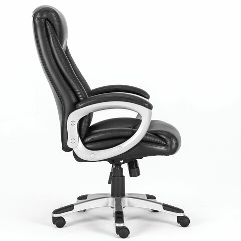 Кресло Brabix Premium Grand EX-501 (рециклированная кожа, черное) 531950 в Архангельске - изображение 1
