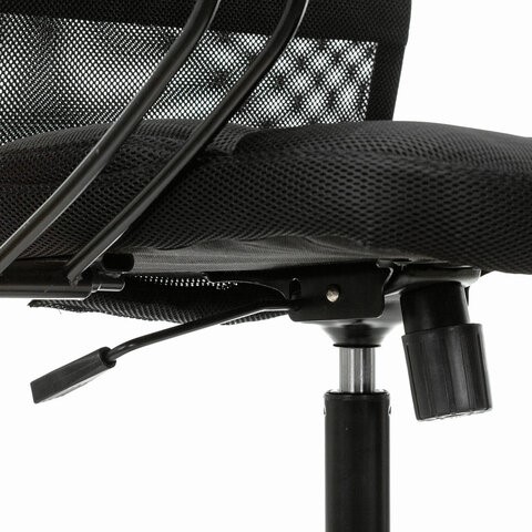 Кресло офисное Brabix Premium Stalker EX-608 PL (ткань-сетка/кожзам, черное) 532090 в Архангельске - изображение 5