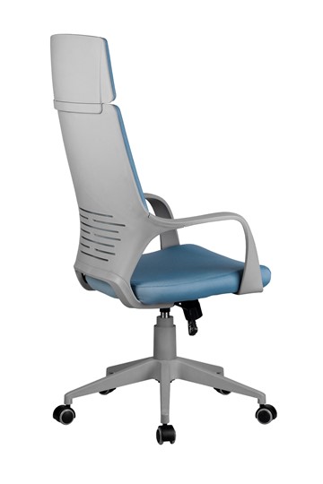 Кресло компьютерное Riva Chair 8989 (Синий/серый) в Архангельске - изображение 3