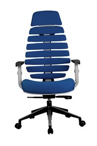 Компьютерное кресло Riva Chair SHARK (Синий/серый) в Архангельске - предосмотр 1