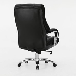 Кресло Brabix Premium Bomer HD-007 (рециклированная кожа, хром, черное) 531939 в Архангельске - предосмотр 2