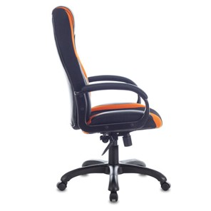 Компьютерное кресло Brabix Premium Rapid GM-102 (экокожа/ткань, черно/оранжевое) в Архангельске - предосмотр 1
