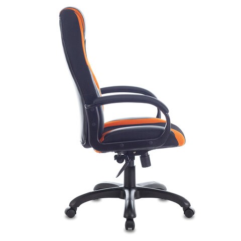 Компьютерное кресло Brabix Premium Rapid GM-102 (экокожа/ткань, черно/оранжевое) в Архангельске - изображение 1