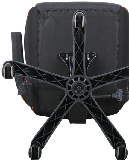Компьютерное кресло Brabix Techno Pro GM-003 (ткань, черное/серое, вставки оранжевые) в Архангельске - изображение 5