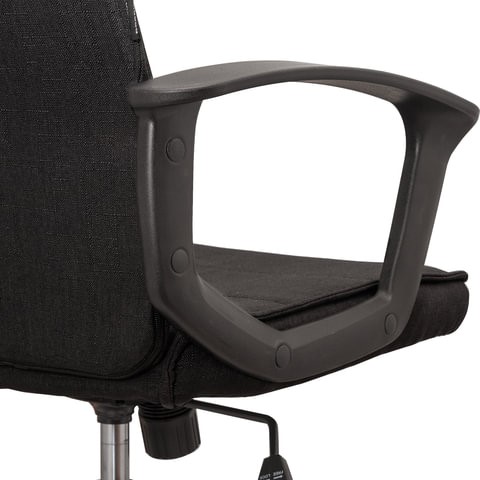 Кресло компьютерное Brabix Delta EX-520 (ткань, черное) 531578 в Архангельске - изображение 4