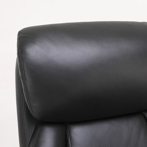Компьютерное кресло Brabix Premium Pride HD-100 (натуральная кожа, черное) 531940 в Архангельске - изображение 4