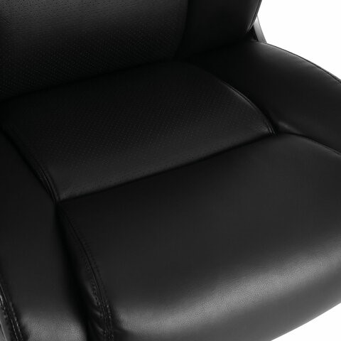 Кресло компьютерное Brabix Premium Solid HD-005 (рециклированная кожа, черное) 531941 в Архангельске - изображение 6