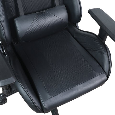 Компьютерное кресло Brabix GT Carbon GM-115 (две подушки, экокожа, черное) 531932 в Архангельске - изображение 7