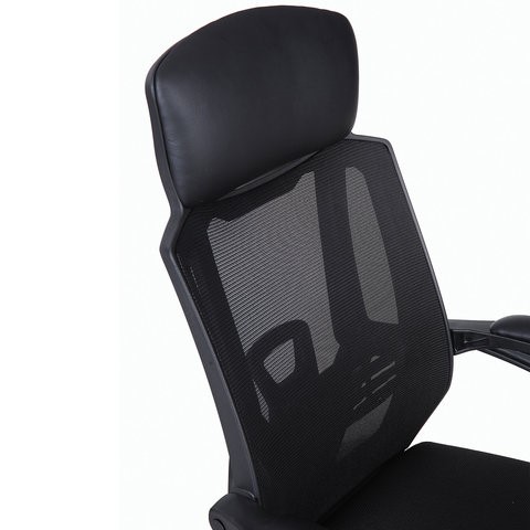 Кресло компьютерное Brabix Nexus ER-401 (с подлокотниками, черное) 531835 в Архангельске - изображение 7