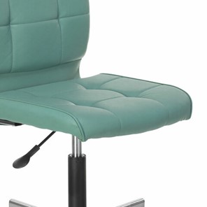 Компьютерное кресло Brabix Stream MG-314 (без подлокотников, пятилучие серебристое, экокожа, серо-голубое) в Архангельске - предосмотр 4