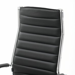 Кресло компьютерное Brabix Style EX-528 (экокожа, хром, черное) в Архангельске - предосмотр 6