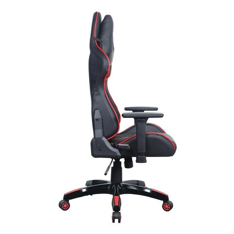 Офисное кресло Brabix GT Carbon GM-120 (две подушки, экокожа, черное/красное) 531931 в Архангельске - изображение 1