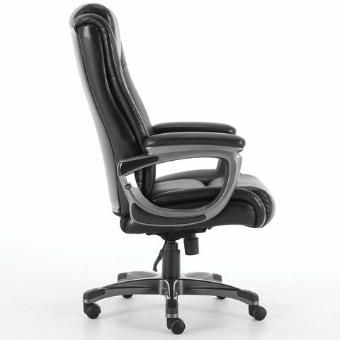 Кресло компьютерное Brabix Premium Solid HD-005 (рециклированная кожа, черное) 531941 в Архангельске - изображение 1