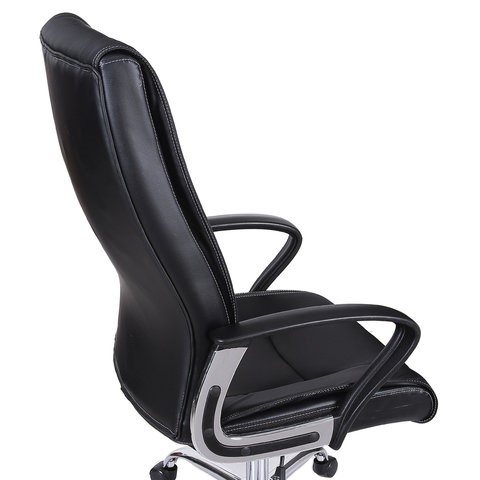 Офисное кресло Brabix Forward EX-570 (хром, экокожа, черное) 531837 в Архангельске - изображение 7