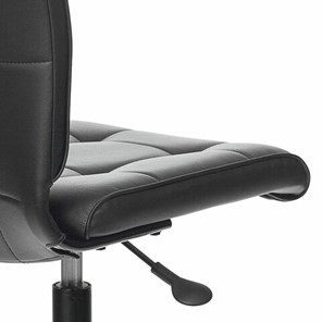 Офисное кресло Brabix Stream MG-314 (без подлокотников, пятилучие серебристое, экокожа, черное) в Архангельске - предосмотр 5