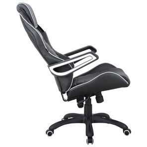 Компьютерное кресло Brabix Techno Pro GM-003 (экокожа, черное/серое, вставки серые) в Архангельске - предосмотр 3