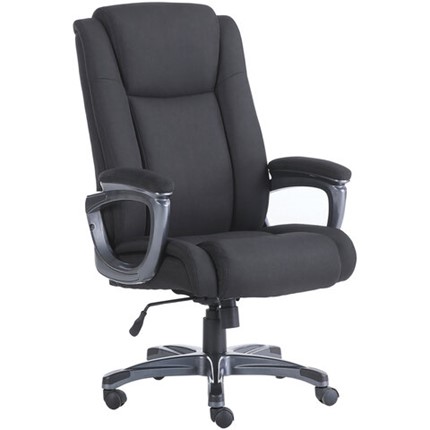 Кресло офисное Brabix Premium Solid HD-005 (ткань, черное) 531822 в Архангельске - изображение