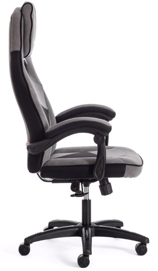 Кресло компьютерное ARENA флок , серый/черный, 29/35 арт.14129 в Архангельске - изображение 1