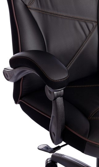 Кресло ARENA кож/зам, черный/черный карбон, 36-6/карбон черный арт.13561 в Архангельске - изображение 12
