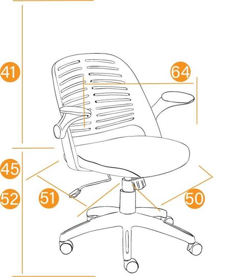 Компьютерное кресло JOY ткань, зеленый, арт.11998 в Архангельске - изображение 12