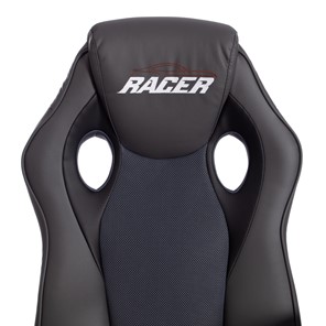 Кресло компьютерное RACER GT new кож/зам/ткань, металлик/серый, арт.13251 в Архангельске - предосмотр 6