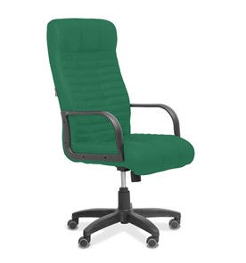 Офисное кресло для руководителя Атлант, ткань TW / зеленая в Архангельске